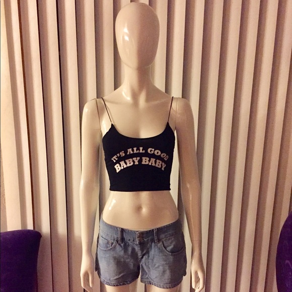 omighty Tops - Omighty O mighty It’s All Good Baby Crop Top Small